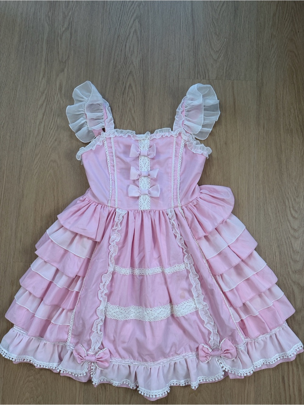 Litasi Lolita Cosplay Ruffled Dress S